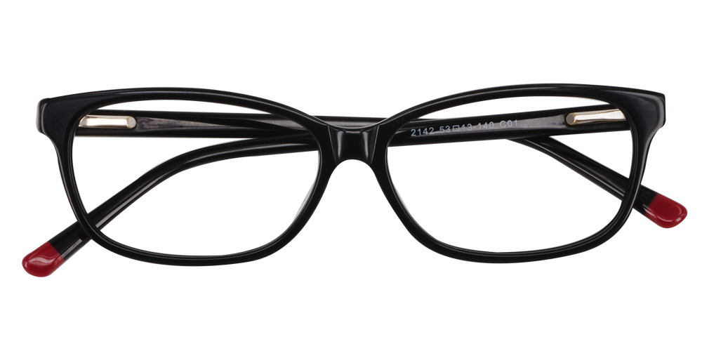 2142 Cheap Glasses Black